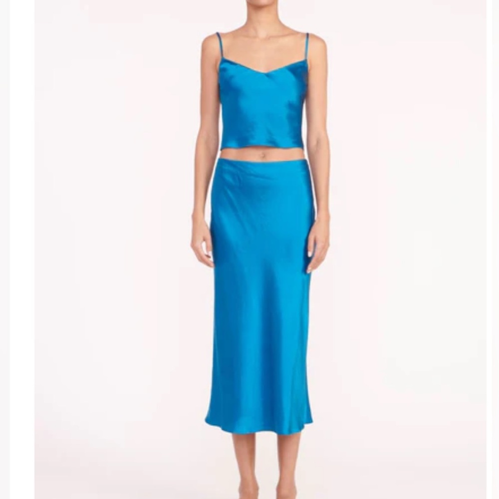 Staud Blue Set size small. Good condition.